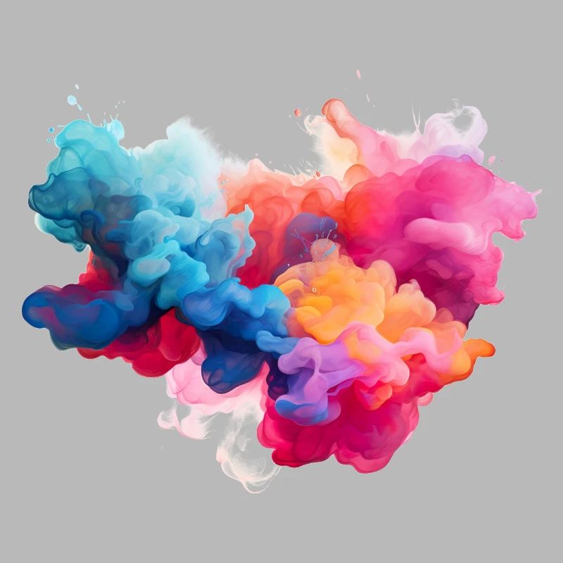fumée colorée
