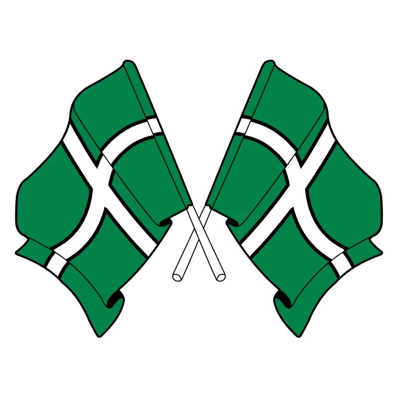 Drapeaux croisés du Devon