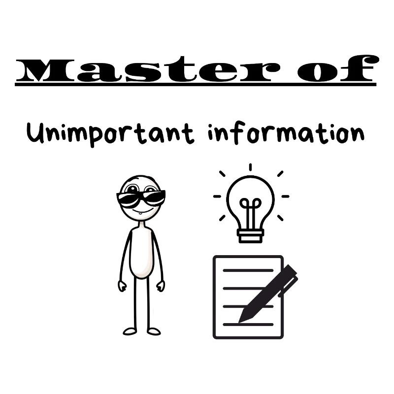 Maître de l’information sans importance
