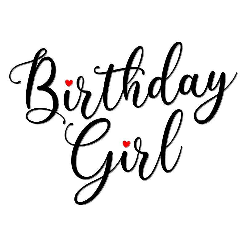 Fille d’anniversaire Script Coeurs