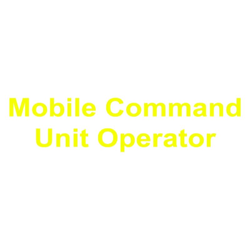 Mobile Command Unit Operator