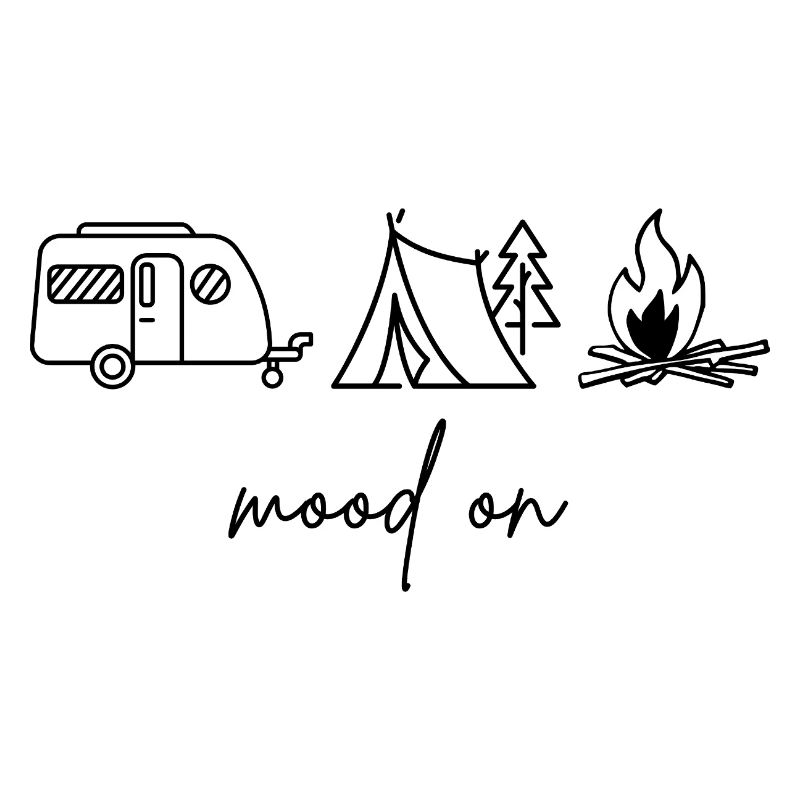 Camping Mood On Urlaub Abenteuer Freizeit