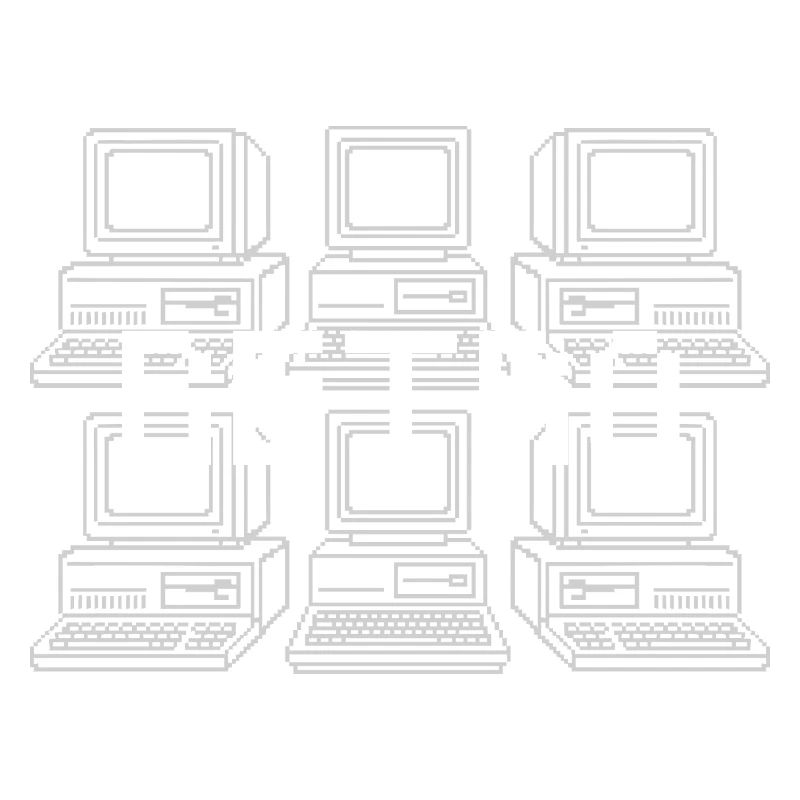 Rétro grille informatique techno