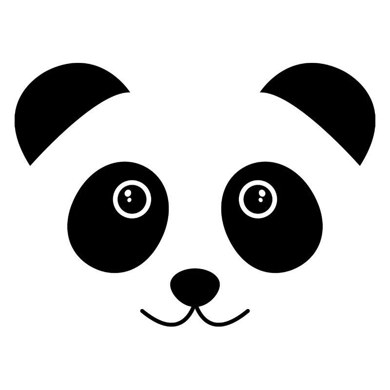 Visage de panda