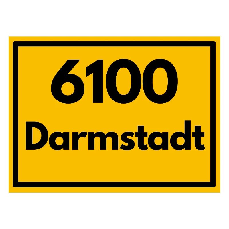 OLD POSTCODE POSTCODE RETRO 6100 DARMSTADT HESSEN