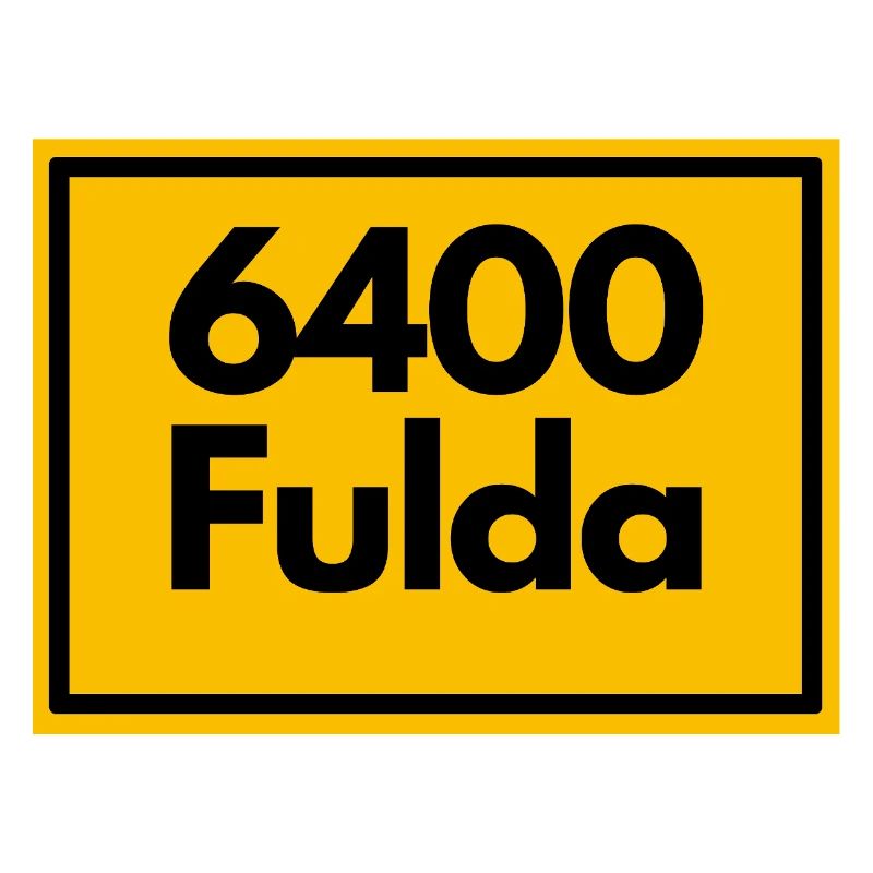 ANCIEN CODE POSTAL RETRO 6400 FULDA - HESSEN