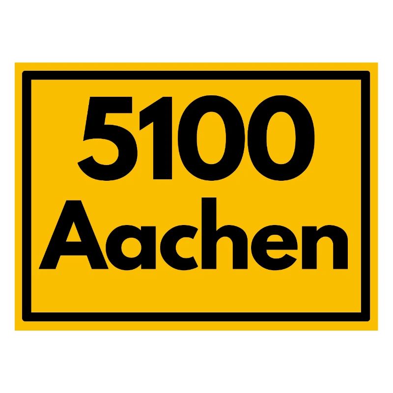 OLD POSTCODE POSTCODE RETRO 5100 AACHEN DREILÄNDER