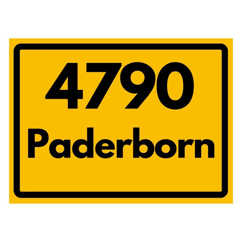 OLD POSTCODE POSTCODE RETRO 4790 PADERBORN