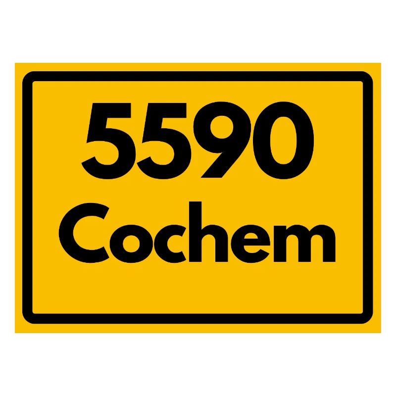 ALTE POSTLEITZAHL PLZ RETRO 5590 COCHEM