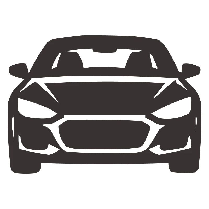 Frontansicht Auto Silhouette