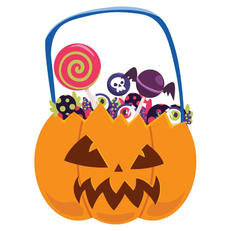 Pumpkin with sweets