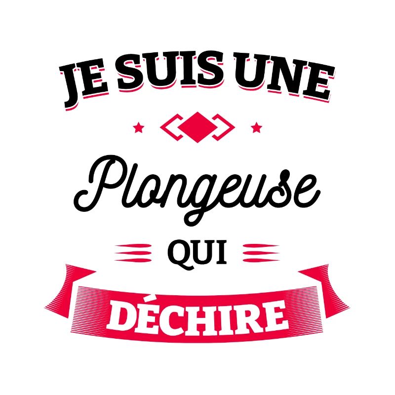 PLONGEUSE QUI DÉCHIRE
