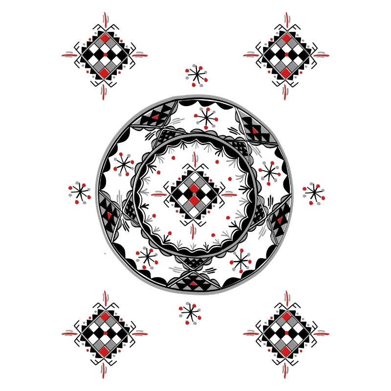 Kabyle pottery pattern