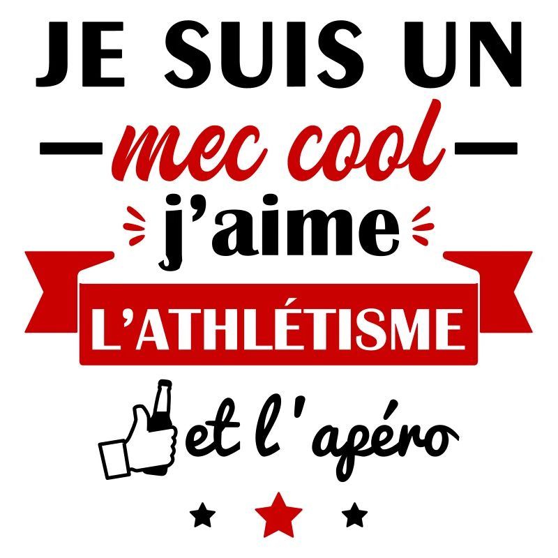 Mec cool athlétisme, idée cadeau athlète