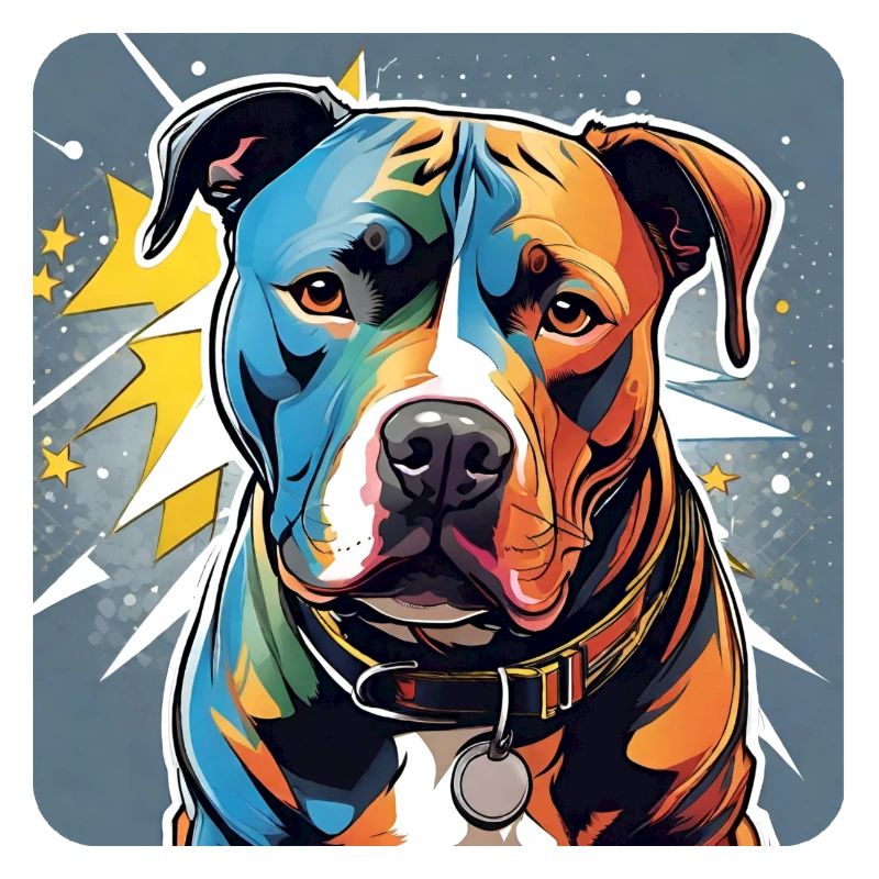 Cooler Pitbull Hund