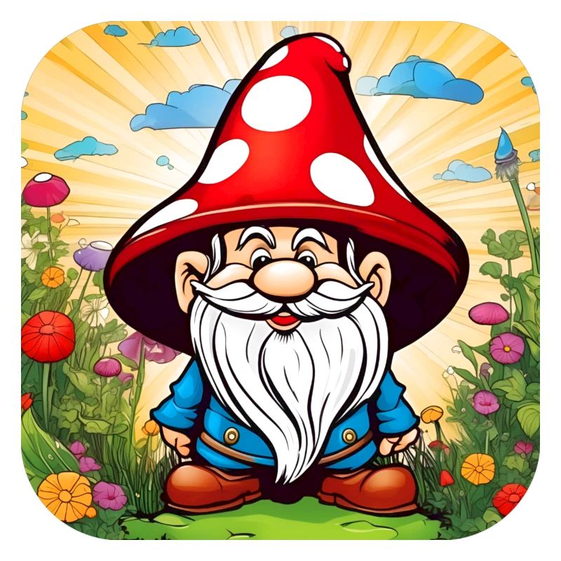 Cute Toadstool Leprechaun