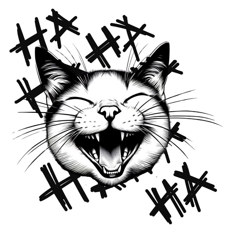 Chat qui 🐈😂 rit