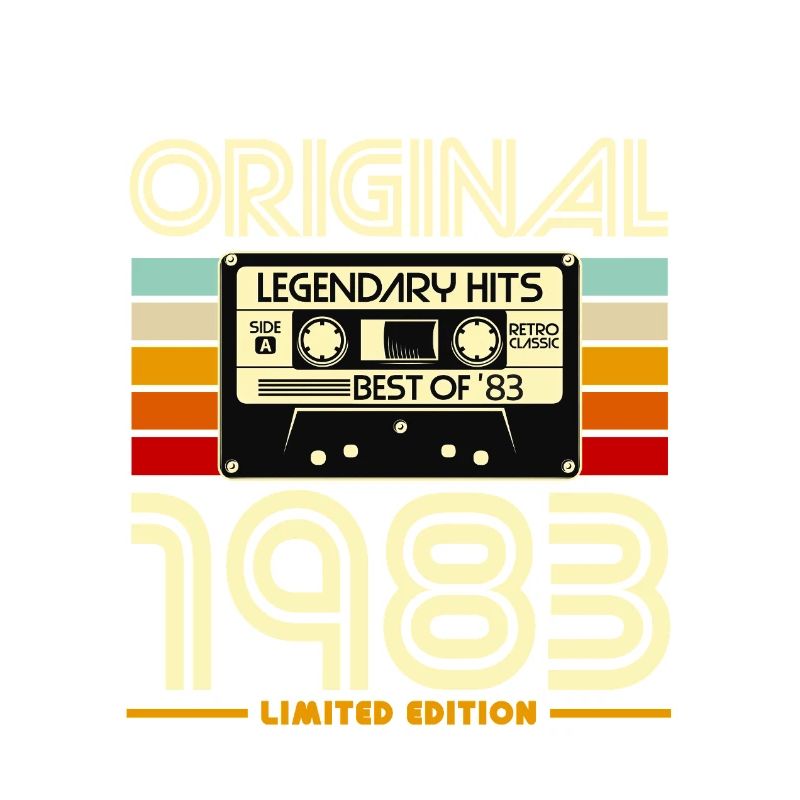 Cassette 1983 Édition Limitée Retro