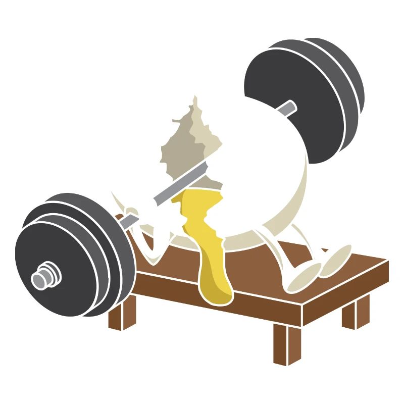 Zerquetschte Eier heben Workout