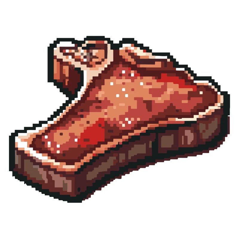 Filet de bifteck Pixel Icon