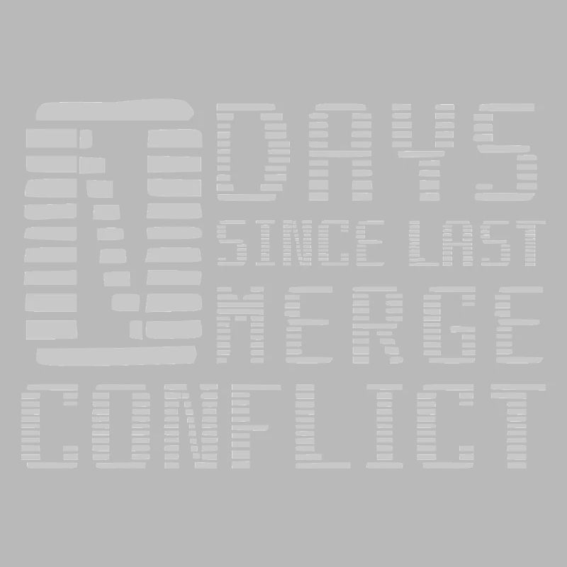 Merge Conflict Software Developer Developer geek