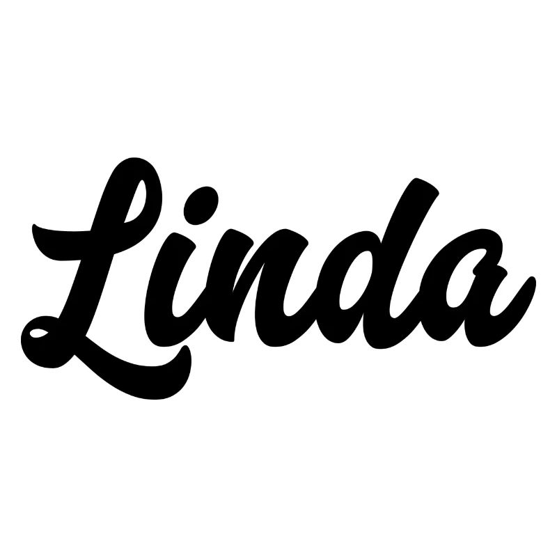Linda benutzerdefinierte Text Geburtstagsname