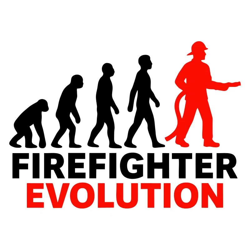Firefighter Evolution Hero Gift Cool