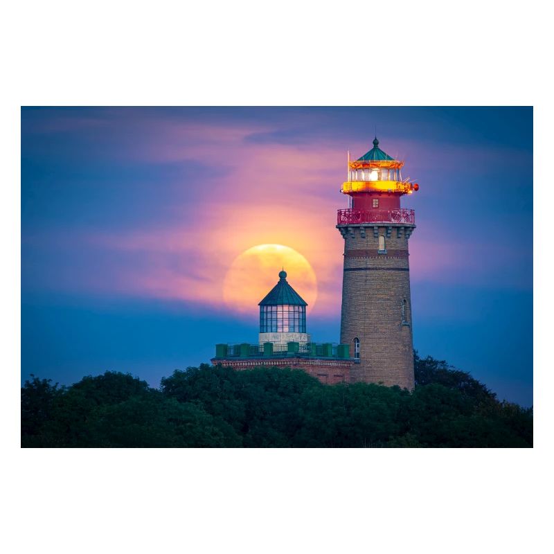 Moonlight Lighthouse Coast