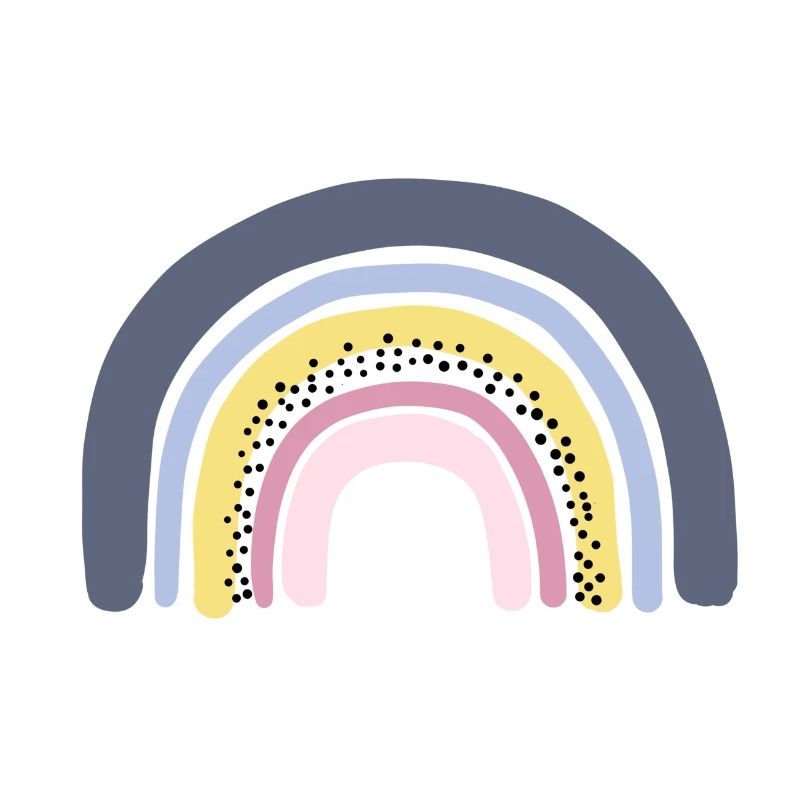 Regenbogen pastell