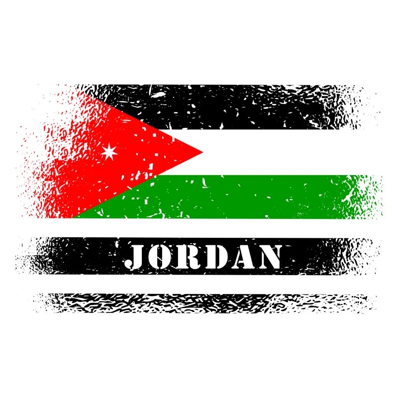 Jordan flags design