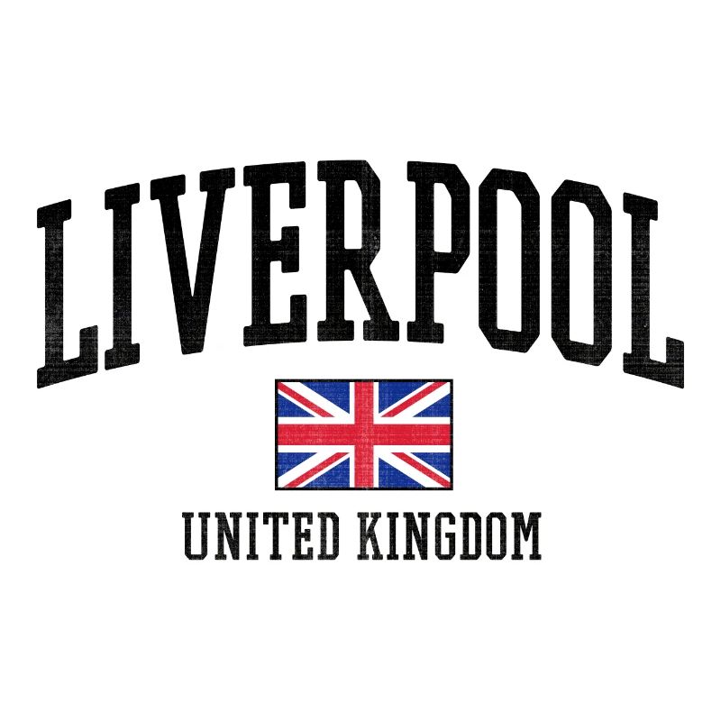 Style du drapeau de Liverpool UK