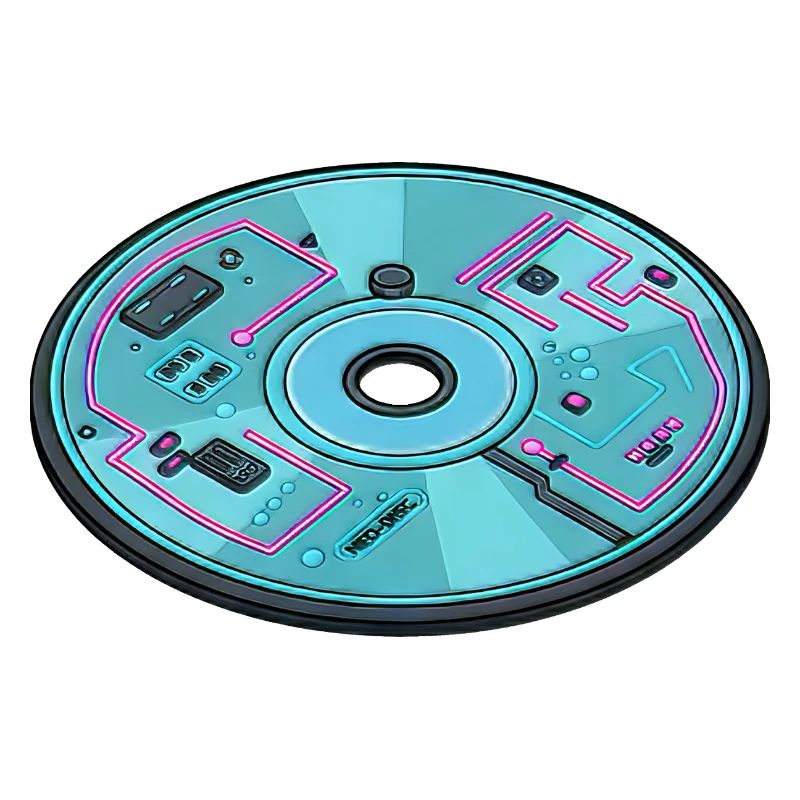 Digital Future Computer 90s Retro Design