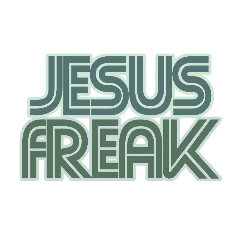 Retro Jesus Freak-Grafik