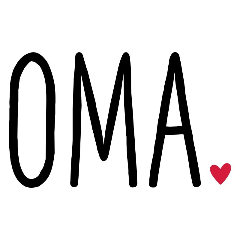 Oma Herz - Geschenk Muttertag Enkel Liebe