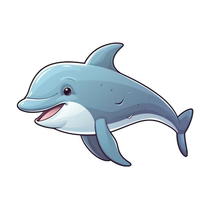 Delfin niedlich