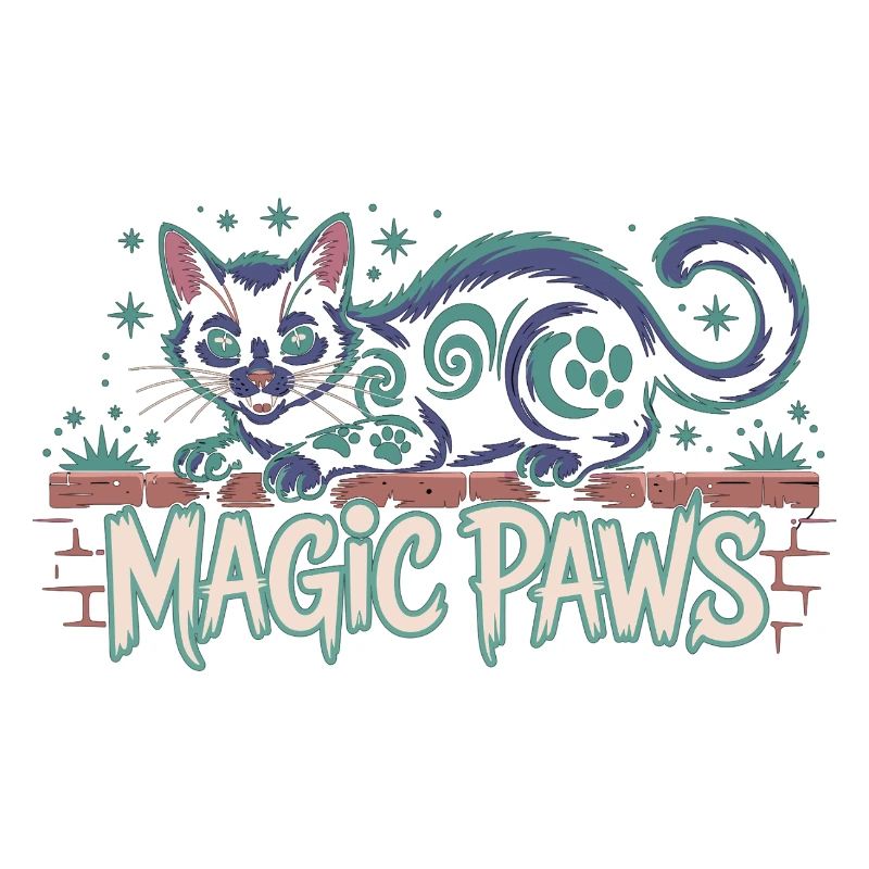 Enchanted Cat Magic Design