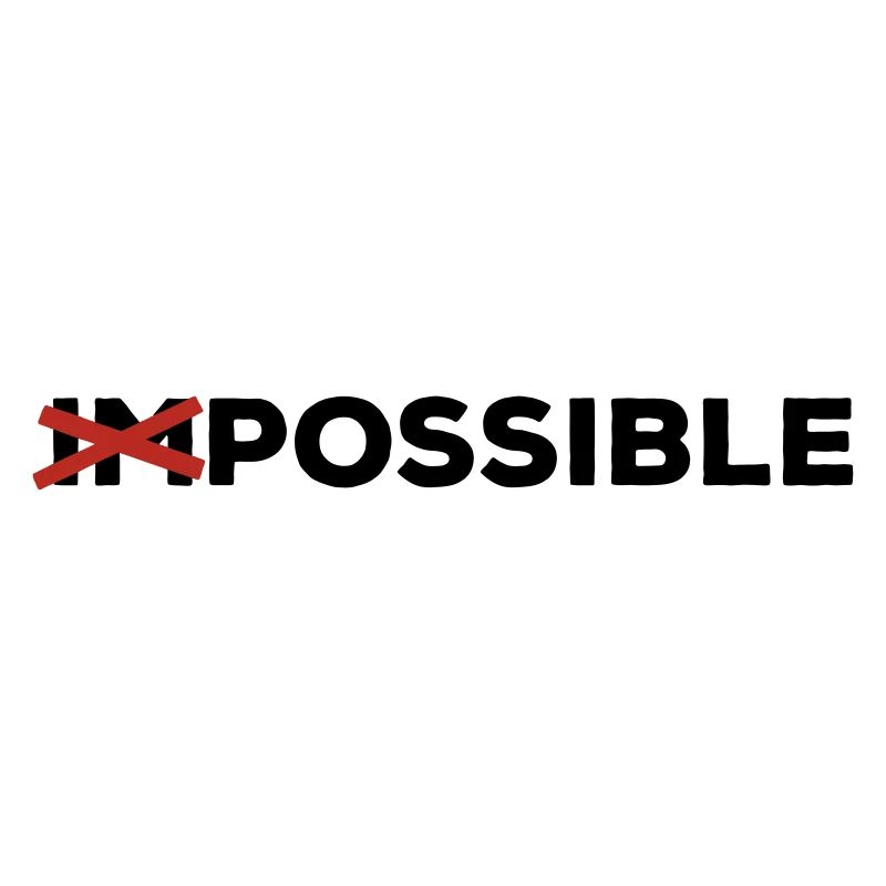 possible possible feasible way out solution Optimist yes