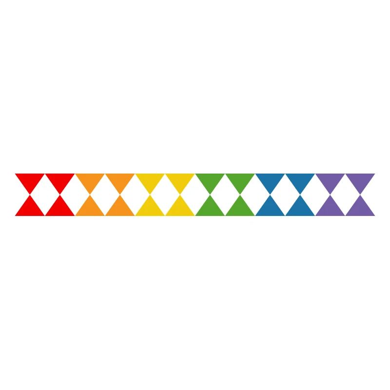 Triangles arc-en-ciel