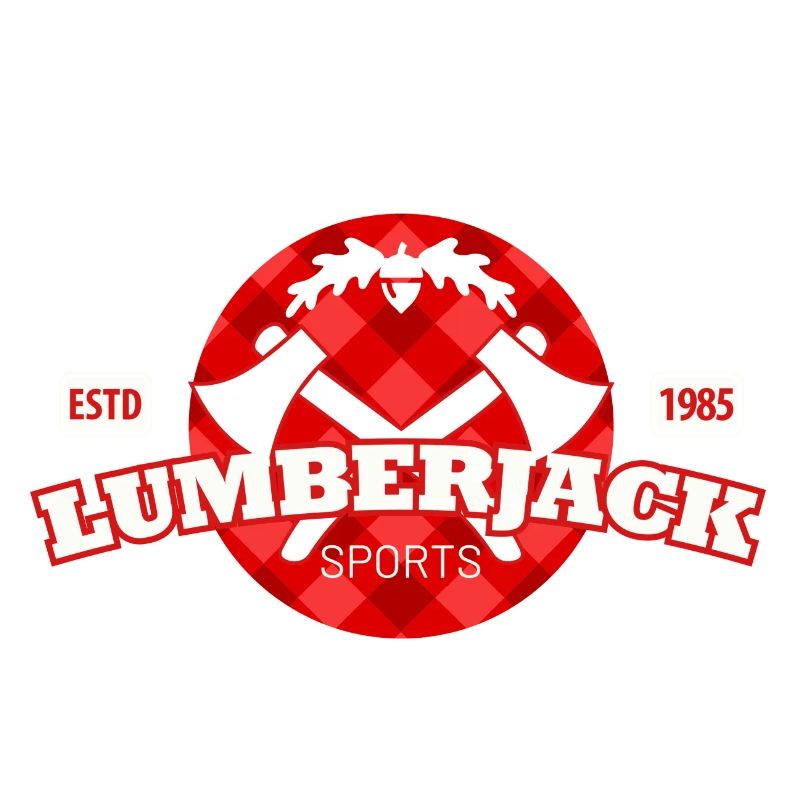 lumberjack check pattern in a circle