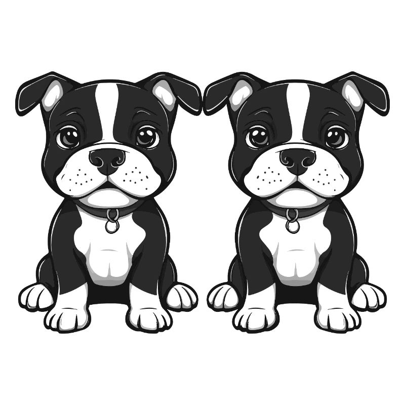 Pit Terrier Hund Comic