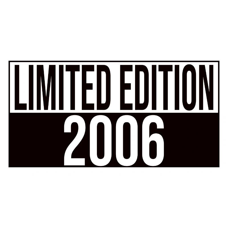 Limited Edition 2006 Geburtstag Geschenkidee