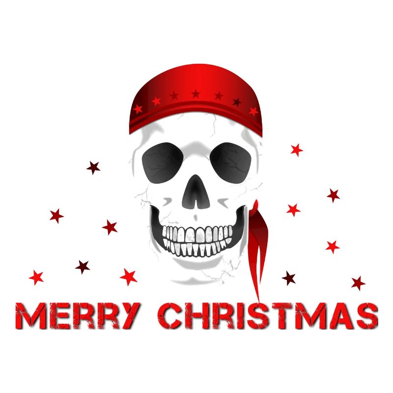 Crâne de joyeux Noël