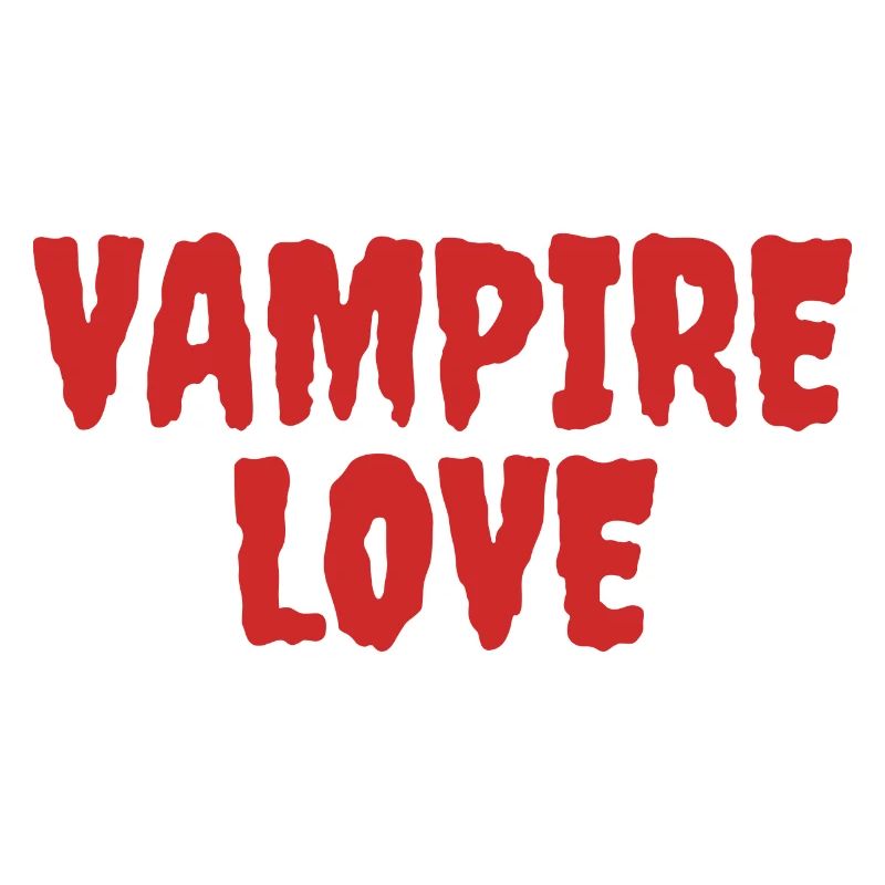 Vampire Love Halloween Artwork