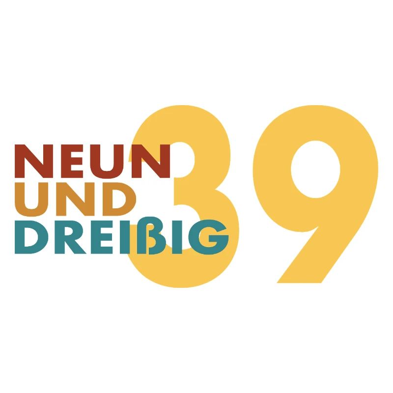 39. Geburtstag Retro Geschenkidee