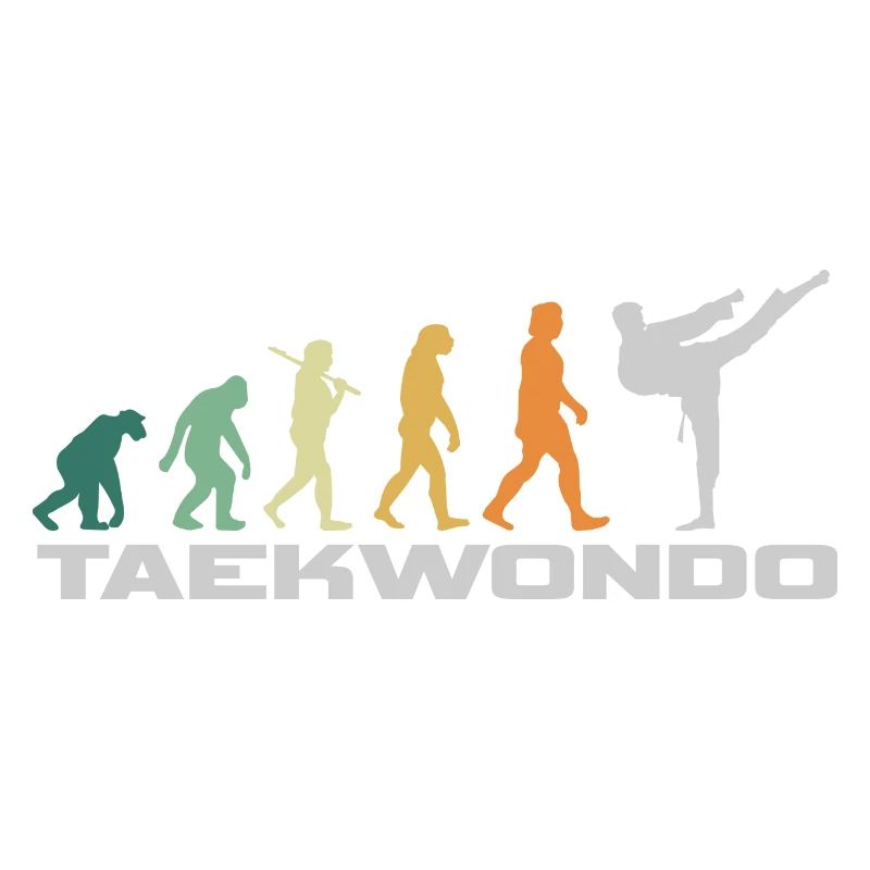 Taekwondo Retro Style - Evolution Mann