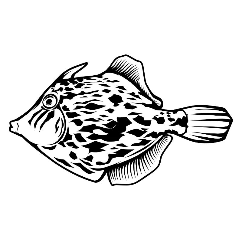 File fish outline by Scuba.Style