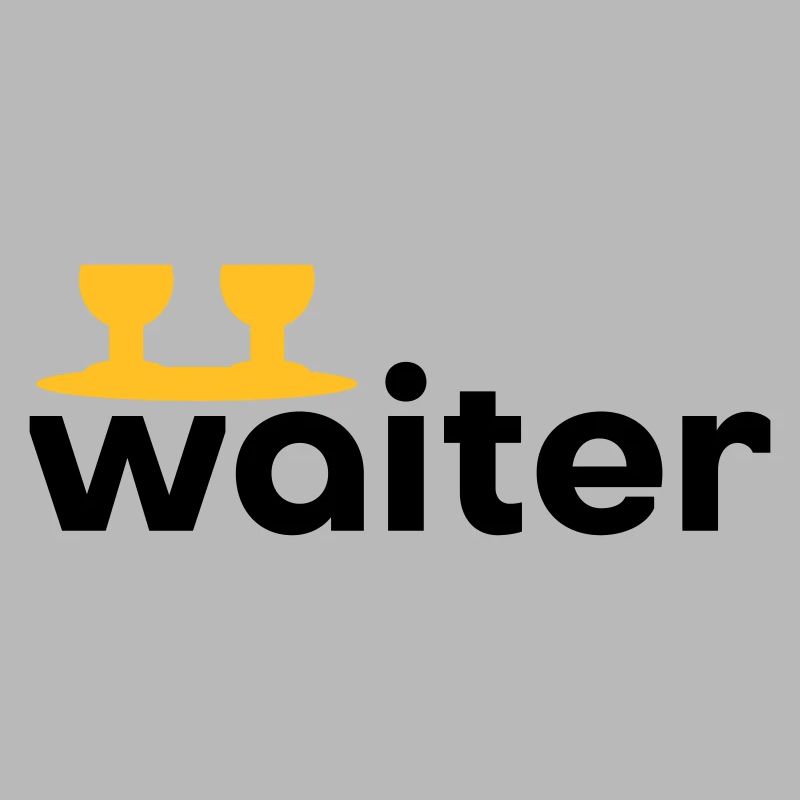 Waiter (tray with two wine glasses)