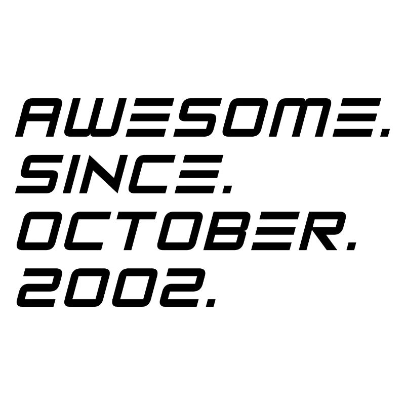 October 2002 - 20th birthday gift. Legend.