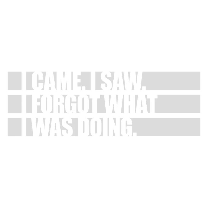 I came saw forget