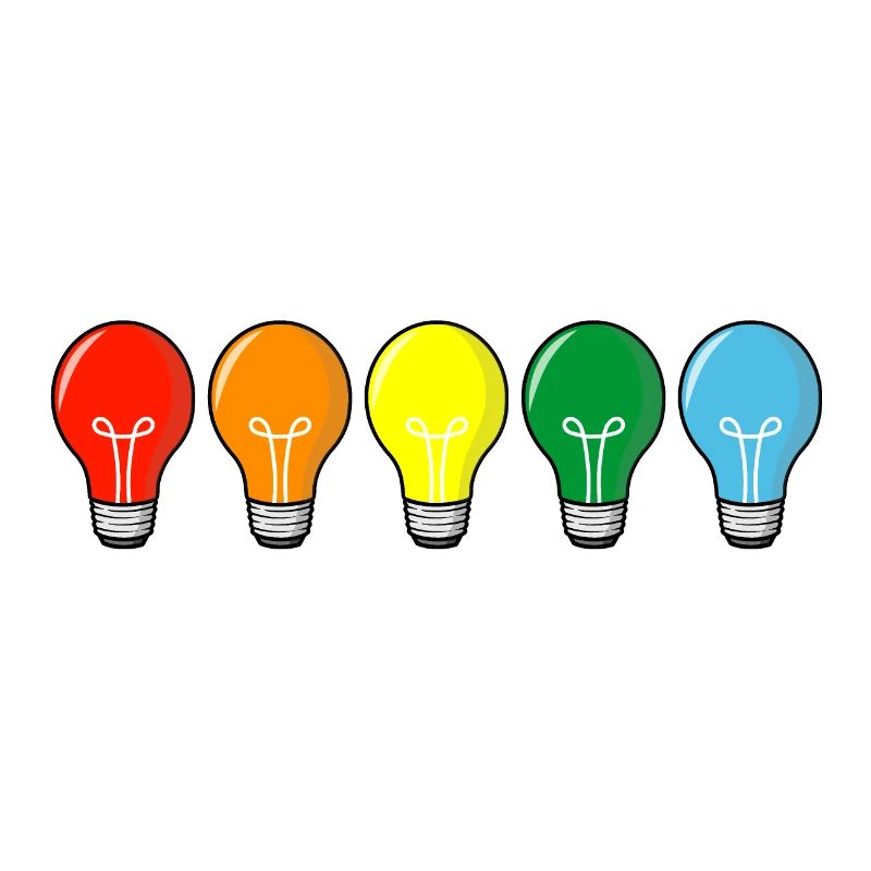 colored light bulbs